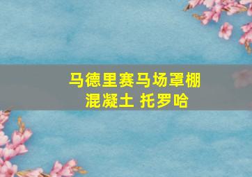 马德里赛马场罩棚 混凝土 托罗哈